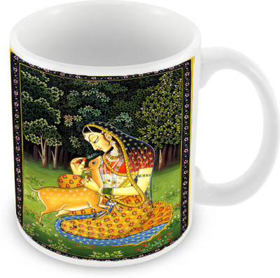 

Sleep Nature's SN-MG-125 Ceramic Mug(350 ml), Multicolor