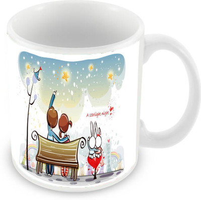 

Sleep Nature's SN-MG-960 Ceramic Mug(350 ml), Multicolor
