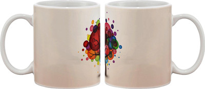 

Artifa Colored Bubbles Tree Porcelain, Ceramic Mug(350 ml), Multicolor