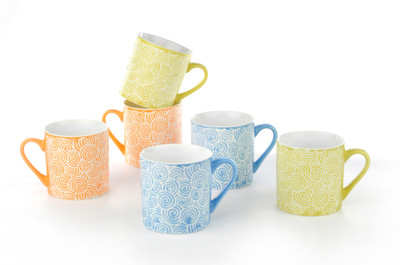 

Buono Casa NBE CM 14 Porcelain(Multicolor, Pack of 6)