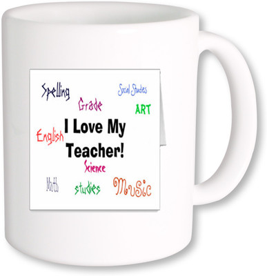 

PhotogiftsIndia Happy Teachers Day 011 Ceramic Mug(325 ml), Multicolor
