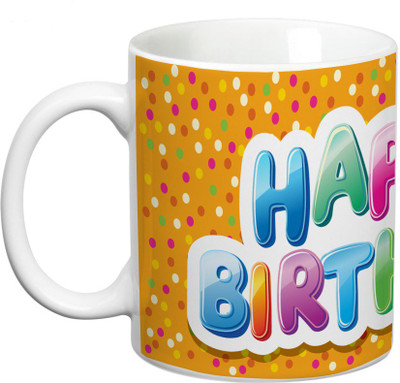 

Prithish Happy Birthday Design 4 Ceramic Mug(330 ml), Multicolor
