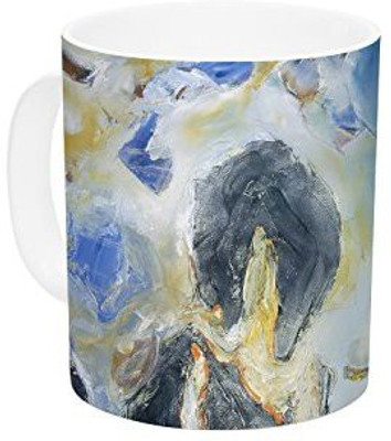 

Kess InHouse InHouse Josh Serafin Riders on The Storm Piano Player Ceramic Coffee, 11 oz, Multicolor Ceramic Mug(60 ml)