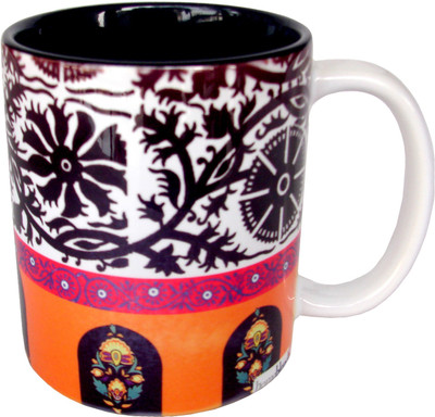 

Homeblendz HB-MUG-4 Ceramic Mug(300 ml), Multicolor