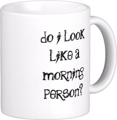 

Exoctic Silver Best Quoted Coffee 00101 Ceramic Mug(300 ml), White