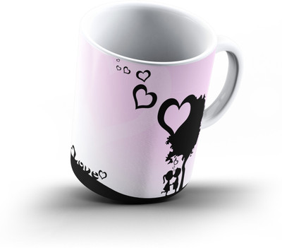 

Ucard Cute Love993 Bone China, Ceramic, Porcelain Mug(325 ml), Multicolor