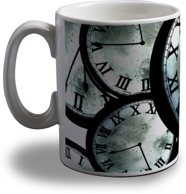 

Artifa Clocks Porcelain, Ceramic Mug(350 ml), Multicolor
