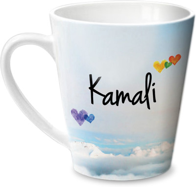 

Hot Muggs Simply Love You Kamali Conical Ceramic Mug(350 ml)