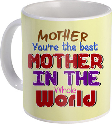 

SKY TRENDS Gift For Mother Day Printed Coffee Ceramic Mug(350 ml), Multicolor