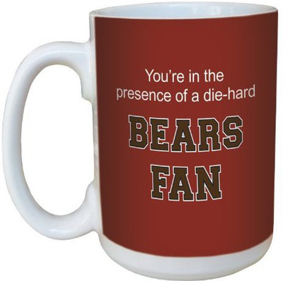 

Tree-Free Greetings Greetings lm44396 Bears College Football Fan Ceramic with Full-Sized Handle, 15-Ounce Ceramic Mug(60 ml), Multicolor