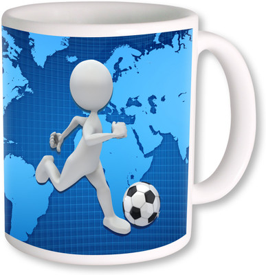 

PhotogiftsIndia Zoo Zoo Soccer Ceramic Mug(325 ml), Multicolor
