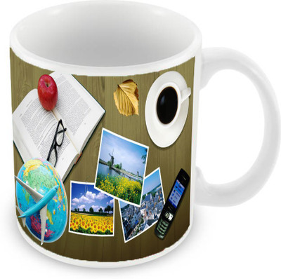 

Sleep Nature's SN-MG-567 Ceramic Mug(350 ml), Multicolor