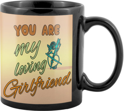 

SKY TRENDS Valentine Gifts For Special Girlfriend,Boyfriend,Wife,Husband,design 100 Ceramic Mug(325 ml), Black