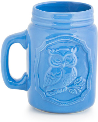 

Chumbak Rocking Rooster- Green Ceramic Mug(600 ml)