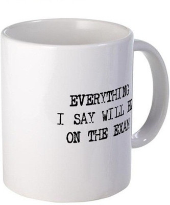Exoctic Silver Quoteds ooooo125 Ceramic Mug(300 ml), White