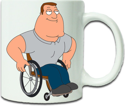 

Maison N Mode Man On Chair Coffee Ceramic Mug(330 ml), Multicolor