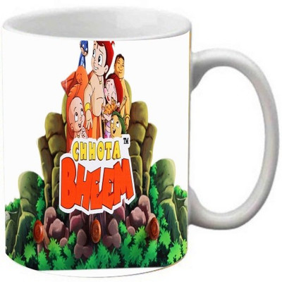 

Maison N Mode Chhota Bheem Text Coffee Ceramic Mug(330 ml), Multicolor