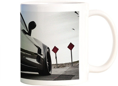 

Rangeele Inkers Stylish Black Car Tyre View Ceramic Mug(300 ml), Multicolor