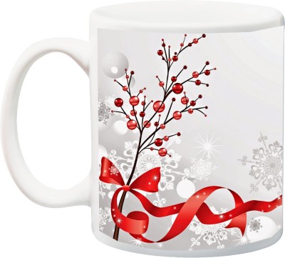 ME&YOU Gifts for Parents,Relatives,Friends,Husband,Wife;Have a Merry Little christmas printed Ceramic Coffee Mug(325 ml)