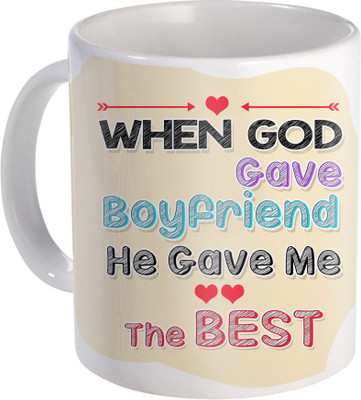 

SKY TRENDS Can't Help Falling in Love mug Best Gift for Valentine's Day, Her, Girlfriend,boy friend,husband, Wife,Birthday, Anniversary,Christmas or Any Holidays Design 038 Ceramic Mug(320 ml), Blue;white