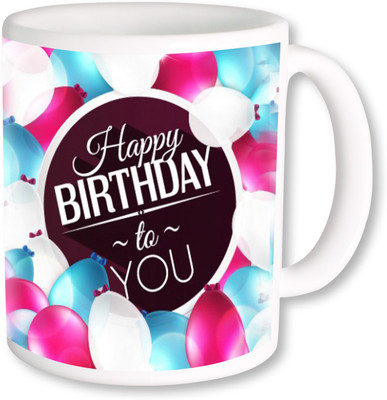 

PhotogiftsIndia Happy Birthday Gifts 06 Ceramic Mug(325 ml), Multicolor