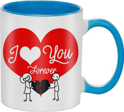 

SKY TRENDS Great Romantic Love Best Gifts For Valentine Day For Girlfriend Boyfriend Fiance Wife Husband, Anniversary,Christmas, Design 017 Ceramic Mug(325 ml), Multicolor