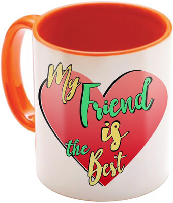 

SKY TRENDS Wonderful & Best Valentine Orange Gift For GirlFriend,Boyfriend,Husband,Wife,Friend Design Cod 073 Ceramic Mug(325 ml)