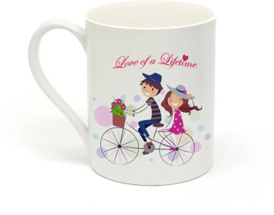 

Sowing Happiness MUG301 Ceramic Mug(350 ml), White