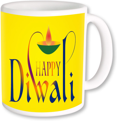 

PhotogiftsIndia Subh Deepawali 008 Ceramic Mug(325 ml), Multicolor