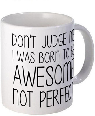 

Exoctic Silver Quoteds ooooo157 Ceramic Mug(300 ml), Multicolor