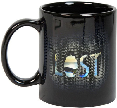 

Prithish Lost Black Ceramic Mug(330 ml), Multicolor