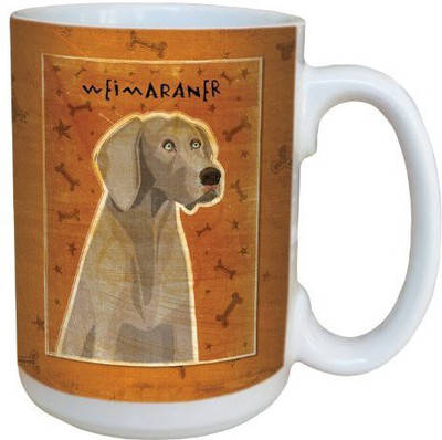 

Tree-Free Greetings Greetings sg43996 Weimaraner by John W. Golden Ceramic with Full-Sized Handle, 15-Ounce Ceramic Mug(60 ml), Multicolor