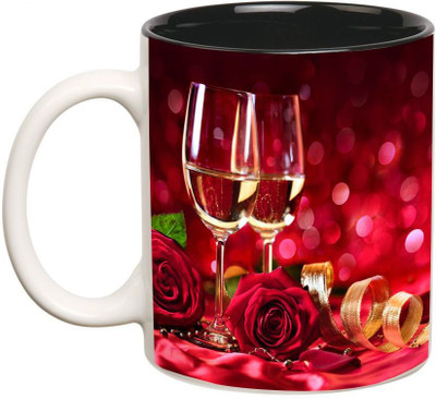 

Prithish In Love With You Double Color Ceramic Mug(330 ml), Multicolor