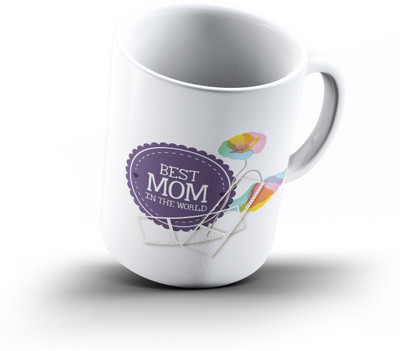 

Ucard Mothers Day430 Bone China, Ceramic, Porcelain Mug(325 ml), Multicolor