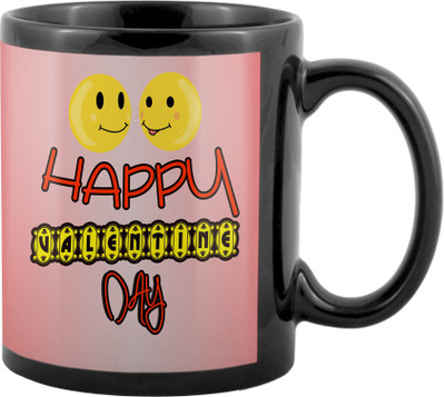 

SKY TRENDS Valentine Gifts For Special Girlfriend,Boyfriend,Wife,Husband,design 85 Ceramic Mug(325 ml), Black