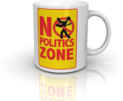 

Seven Rays No Politics Zone Ceramic Mug(250 ml)