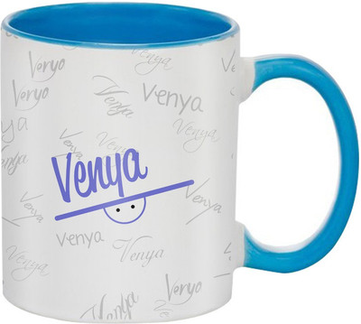 

SKY TRENDS Venya Birthday Gift Coffee 350 ML Ceramic Mug(350 ml), Multicolor