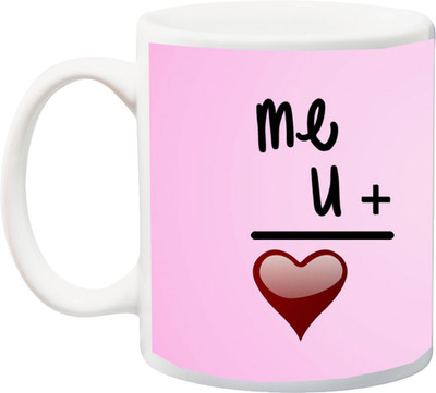 

ME&YOU You Me Minus You Special Valentines Gift for Boyfriend,Girlfriend Ceramic Mug(325 ml), Multicolor