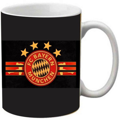 

Maison N Mode FC Bayern Munchen Coffee Ceramic Mug(330 ml), Multicolor