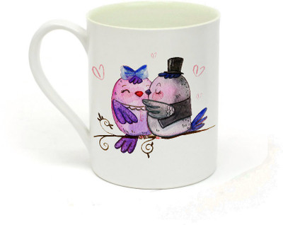 

Sowing Happiness MUG325 Ceramic Mug(350 ml), White