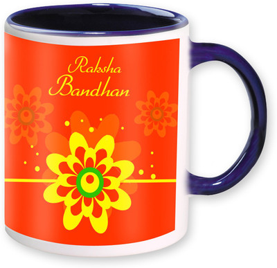 

PhotogiftsIndia Happy Raksha Bandhan 21 Ceramic Mug(325 ml), Multicolor