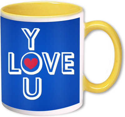 

Heyworlds love you valentine day gifts 0034 Ceramic Mug(325 ml), Multicolor
