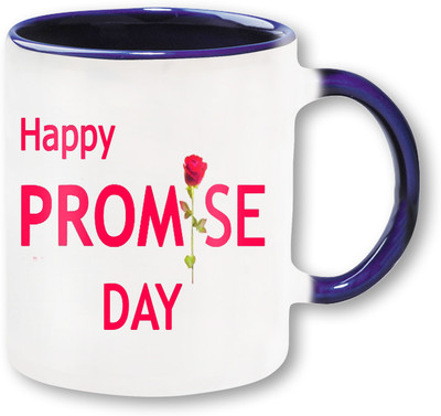 

PhotogiftsIndia Happy Promise Day 03.Jpg Ceramic Mug(325 ml), Multicolor