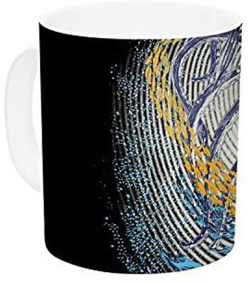 

Kess InHouse InHouse Frederic Levy-Hadida Tentacular Trap Octopus Ceramic Coffee, 11 oz, Multicolor Ceramic Mug(60 ml)
