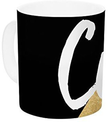 

Kess InHouse InHouse KESS Original Ciao Metallic Ceramic Coffee, 11 oz, Multicolor Ceramic Mug(60 ml)
