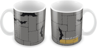 

Posterboy Batman - Caution (Officially Licensed) Ceramic Mug(350 ml), Multicolor