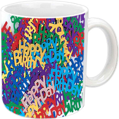 

Raj Laxmi many b'day wishes white Ceramic Mug(350 ml)