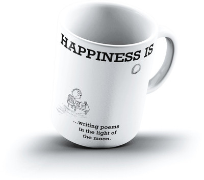 

Ucard Happiness Is1210 Bone China, Ceramic, Porcelain Mug(325 ml)
