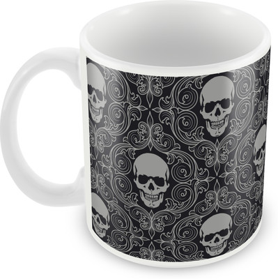

Posterboy Skull Ceramic Mug(350 ml), Multicolor