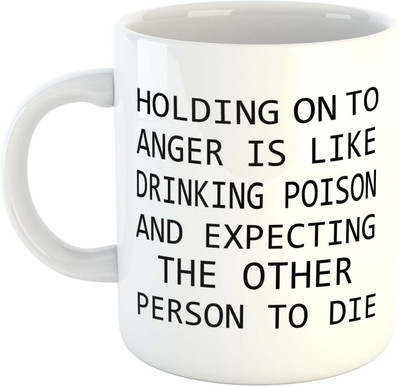 

Deeher Gifts motivational quotes design -6 Ceramic Mug(330 ml), Multicolor
